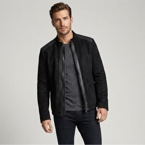Zara Black Faux Suede Jacket | Size Medium